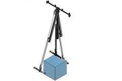 Slider 50 compact PC mit Neigungsmesser und Laserencoder auf horizontaler Führungsschiene